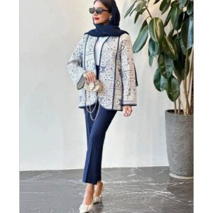 ست کت و شلوار مدل سرمه