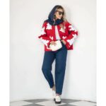 کت مزونی طرح دار