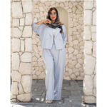 ست کت و شلوار تابستانه کرپ