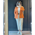 ست کت بغل چاک دار و شلوار کد 1050 - Image 6