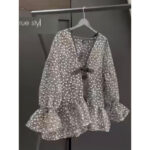 کت گل دار توری کد 1029 - Image 3