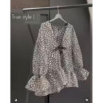 کت گل دار توری کد 1029 - Image 4