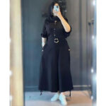 دامن شلواری لینن کد 1033 - Image 4