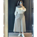 دامن شلواری لینن کد 1033 - Image 6