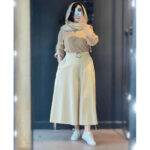 دامن شلواری لینن کد 1033 - Image 7