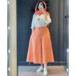 دامن شلواری لینن