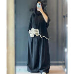 ست شومیز و شلوار بابوس کد 1037 - Image 3