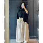 ست شومیز و شلوار بابوس کد 1037 - Image 5