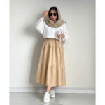 ست شومیز دامن بابوس کد 1044 - Image 6