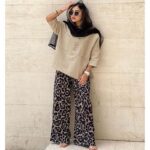 ست شومیز و شلوار پلنگی