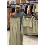 ست 3 تکه شلوار و کت و تاپ لنین کد 1027 - Image 5