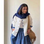 ست کت و دامن گلنار کد 1028 - Image 3