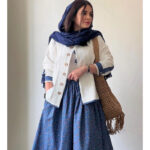 ست کت و دامن گلنار کد 1028 - Image 5