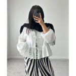 ست شومیز کراش و شلوار زبرا کد 1024 - Image 5