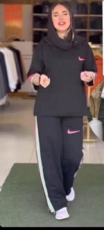 ست لانگ و شلوار مدل السا کد 1098 - Image 2