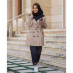 مانتو دانشجویی ژیله دار