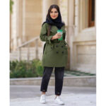 مانتو دانشجویی ژیله دار