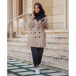 مانتو دانشجویی ژیله دار