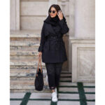 مانتو دانشجویی ژیله دار