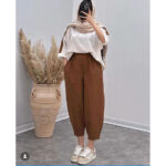 ست شومیز و شلوار مام فیت