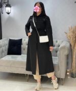 مانتو دانشجویی کتان مدل نیلوفر