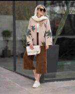 مانتو کتی طرح دار