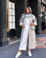 ست مانتو و شلوار پاییزه کد 1092 - Image 5