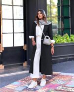 ست مانتو و شلوار پاییزه کد 1092 - Image 3