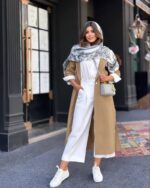 ست مانتو و شلوار پاییزه کد 1092 - Image 2