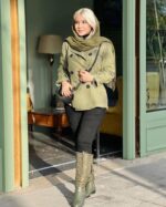 بارانی کمربند دار کد 1101 - Image 4