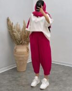 ست شومیز و شلوار مام فیت