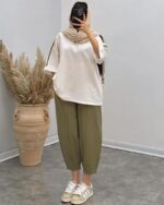 ست شومیز و شلوار مام فیت