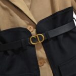 کت پاییزه کمربند دار کد 1089 - Image 2