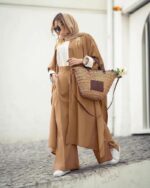 ست مانتو بلند و شلوار کد 1088 - Image 4