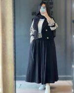 ست کت و دامن کرپ کد 1077 - Image 8