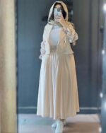 ست کت و دامن کرپ کد 1077 - Image 5