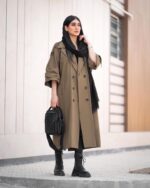 ترنچ کت کتان مناسب پاییز و بهار