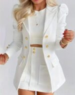 کت و دامن کوتاه اسپورت کد 1099 - Image 7