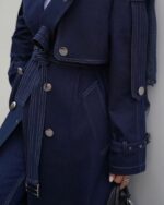 ترنچ کت جین گرم بالا