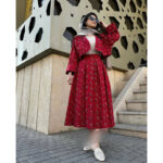 ست کت و دامن طرح دار