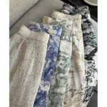 ست شومیز شلوار لینن کد 1065 - Image 5