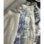 ست شومیز شلوار لینن کد 1065 - Image 6