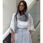 ست مانتو وال و شلوار لینن