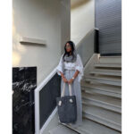 ست مانتو وال و شلوار لینن کد 1068 - Image 4