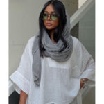 ست مانتو وال و شلوار لینن کد 1068 - Image 6