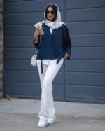 ترنچ کت کتان کوتاه کد 1108 - Image 10