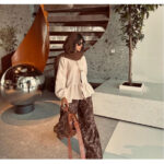 کت عروسکی و شلوار طرح دار