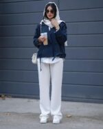 ترنچ کت کتان کوتاه کد 1108 - Image 7