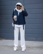 ترنچ کت کتان کوتاه کد 1108 - Image 6