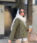 ترنچ کت کتان کوتاه کد 1108 - Image 4